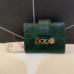 Vintage Cowhide Green Women’s Wallet SKlein