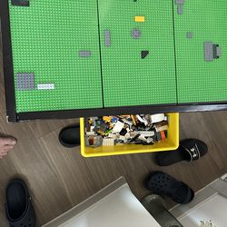Lego table with storage
