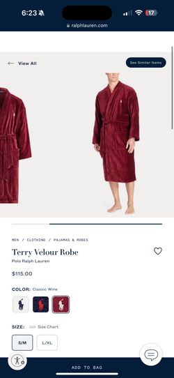 New Men’s Polo Robe