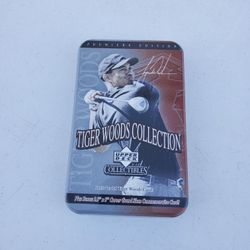 2001 Upper Deck Tiger Woods Tin Collection 25 Cards W/ Bonus Cards NEW.