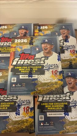 2026 Topps Finest Baseball Mega box
