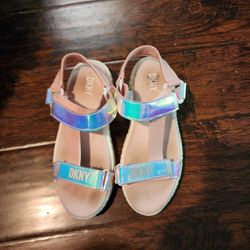 2prs. GIRL DNKY SANDALS  &  1pr. KENNETH COLE SANDAL