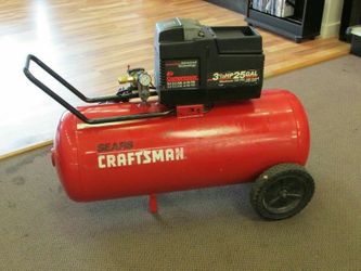 Craftsman 25 gallon 3.5HP Air Compressor 8.5scfm 6.8scfm Fast
