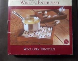 NEW wine cork trivet kit $5 FIRM