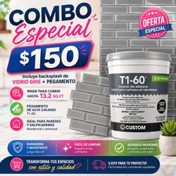 Combo Blacksplash