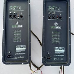 Mackie SRM650 Powered Amps ONLY Non-Working 
