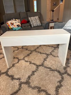 White Console Table Sofa Table