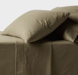 Threshold XL TWIN Flannel Sheets 