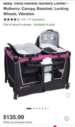convertible play pen and bassinet