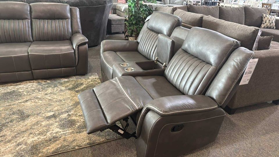 OM• $38 Initial • Brand New// Enzo 2 Piece Sofa And Loveseat// Living Room Set