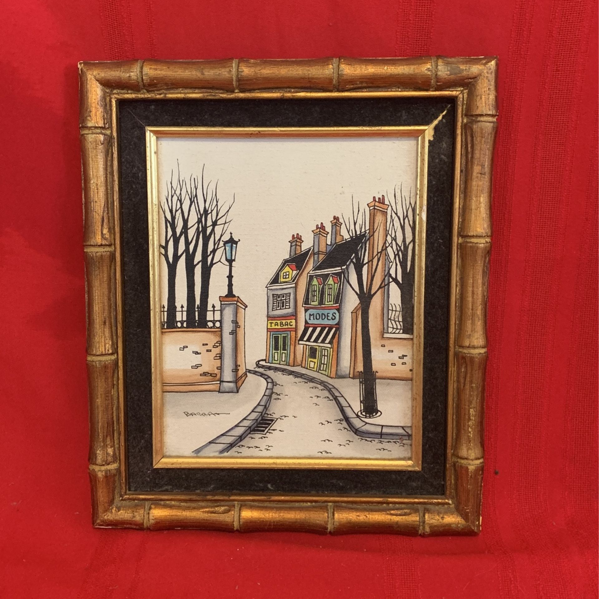 Iadonisi Painting, Paris, France, Close to Notredam