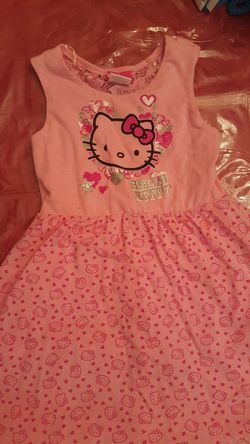 Girl hello kitty sundress