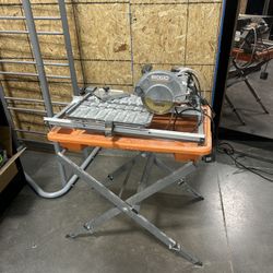 Ridgid Tile Saw R40312 W Stand 