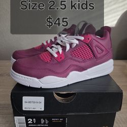 New Jordan 4 Retro Ps Size 2.5Y 