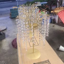 Wedding / Quince/ Anniversary Golden Candelabra And Decor