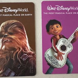 2 Walt Disney World Park Hopper Tickets