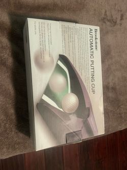 Automatic Putting Cup and Golf Balls
