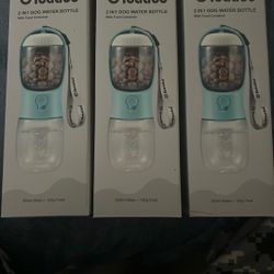     Portable Dog Water Bottle 2-in-1 Travel (NEW)