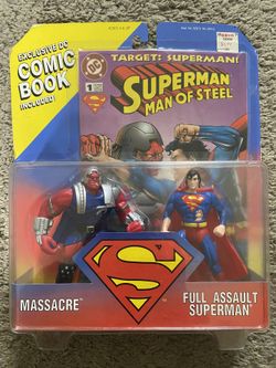 Kenner1995 Hasbro Superman Man Of Steel DC Comic Book Exclusive 