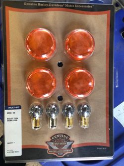 Harley Davidson turn signal caps & bulbs
