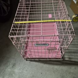 Pink Dog Cage