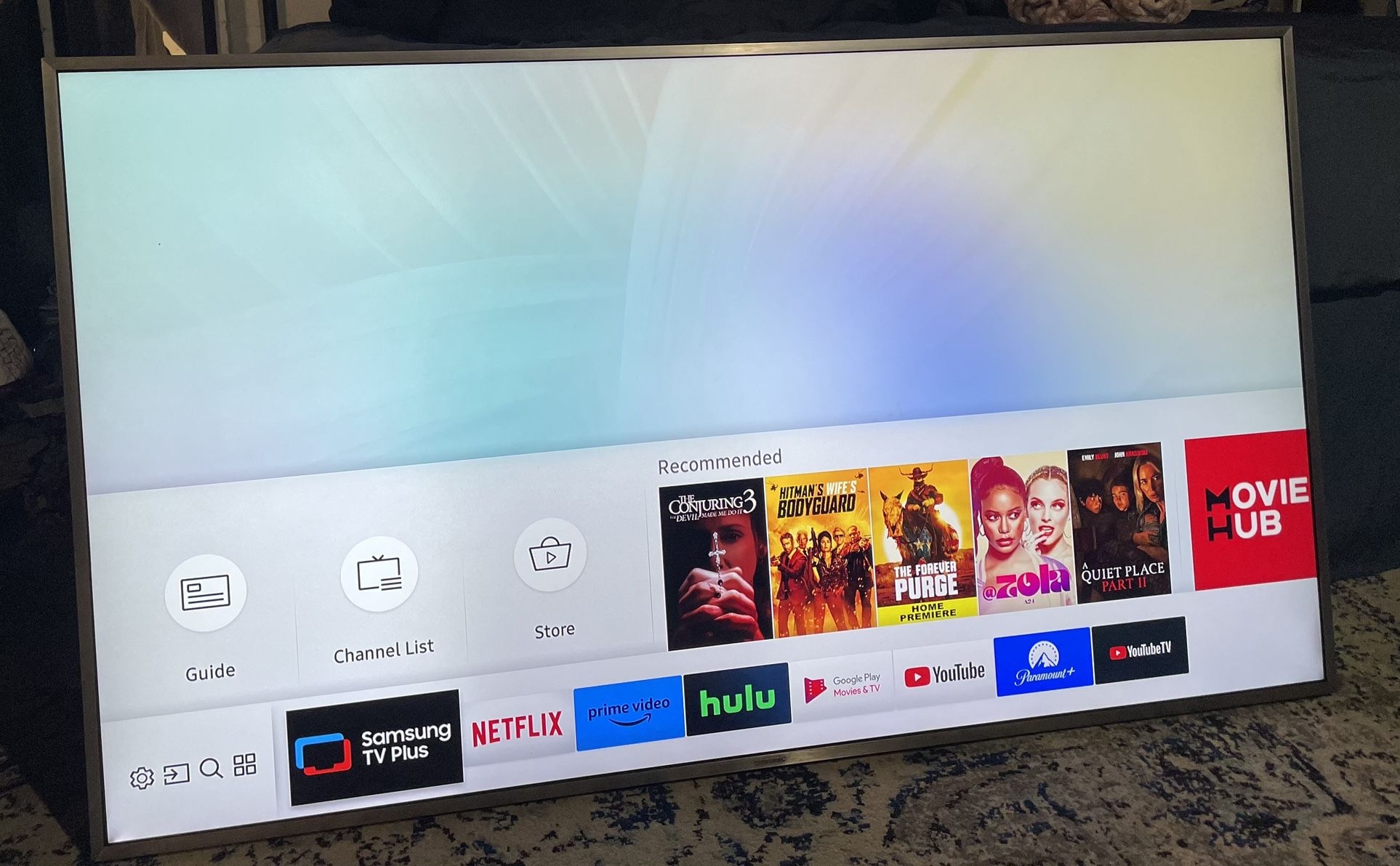 55 inch samsung smart tv plus