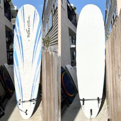 8’ Wavestorm Beginner Surfboard w/ fins and leash included