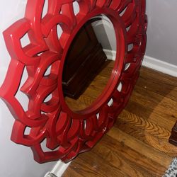 Red Beautiful Mirror