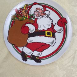 Droppable Child’s Santa Dinner Plate 