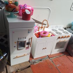 Kids kitchen and shopping set