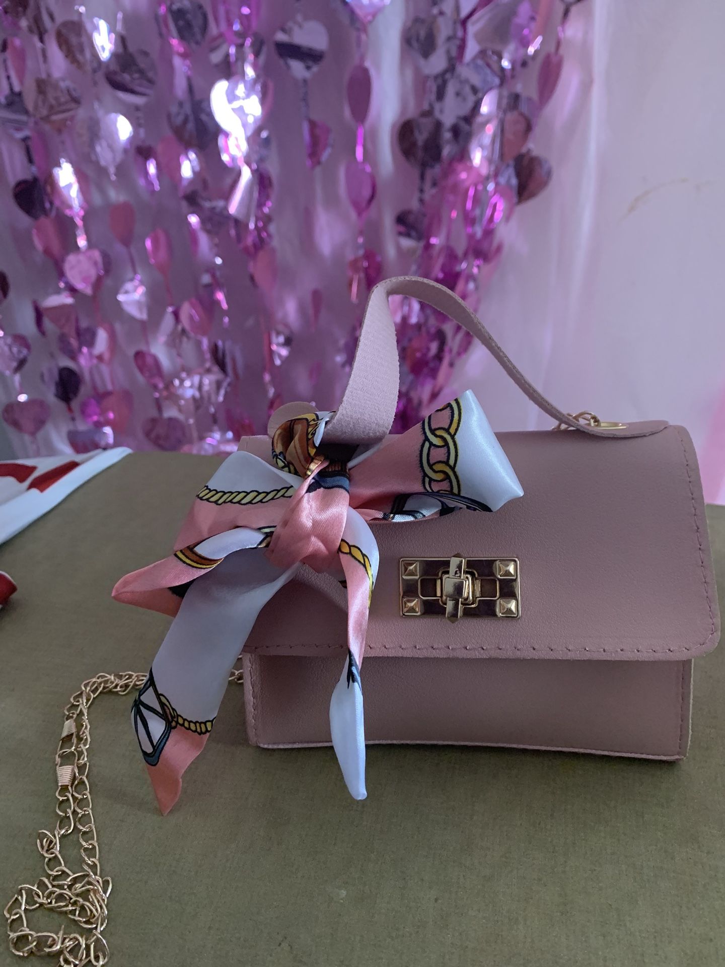 PINK MINI BAG WITH BOW