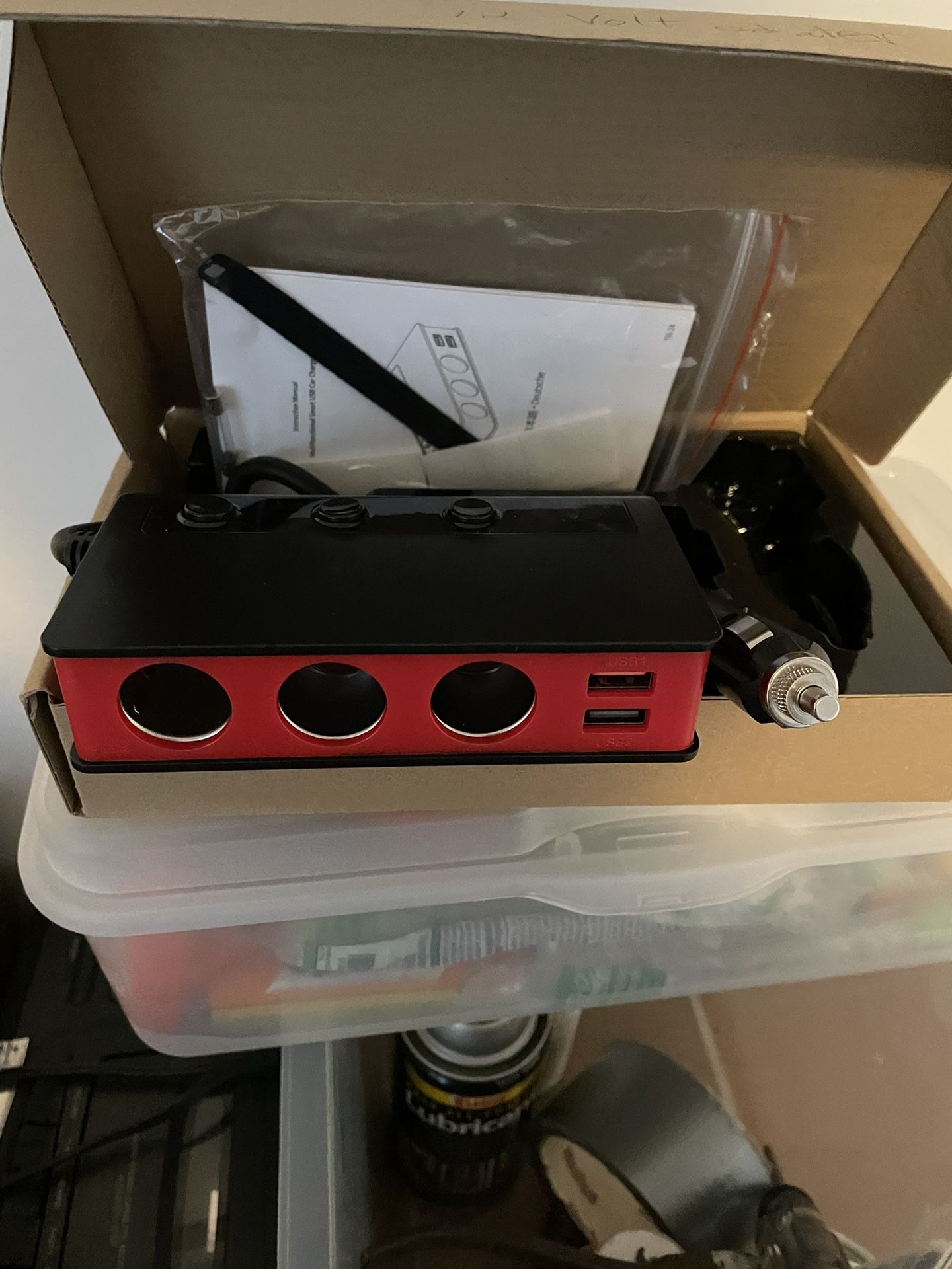 AC/DC sockets, USB charger and more