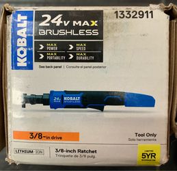Kobalt 1332911 Powered 3/8” Torque Ratchet L-Ion