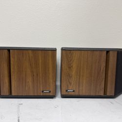 Bose 4.2 Stereo Everywhere Speakers Vtg Wood Reflecting (Pair) 