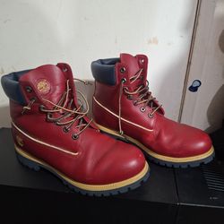 Timberland Red/Black Boots size Men's 11