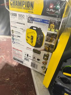 Generador champion 2500 watts used like condition as is