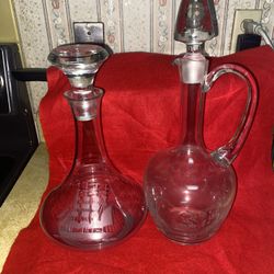 Glass Oil/Vinegar/Wine Bottles