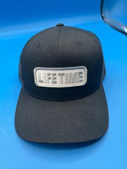 Lifetime black trucker hat