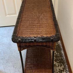 Wicker Sofa Table 