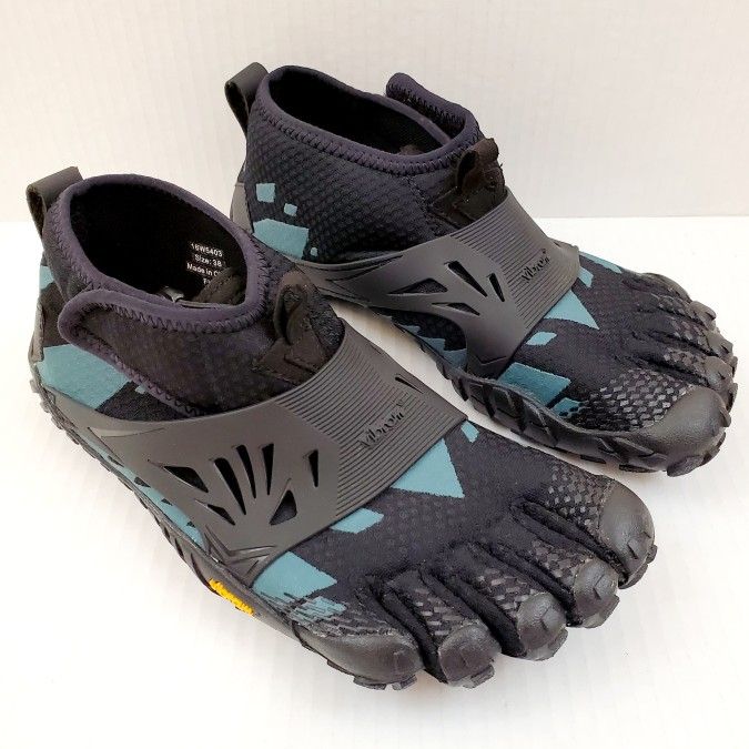 FIVEFINGERS Spyridon MR Elite Women 7.5 Black Vibram Barefoot Toe Shoe Sneakers