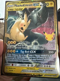 Pikachu and Zekrom GX