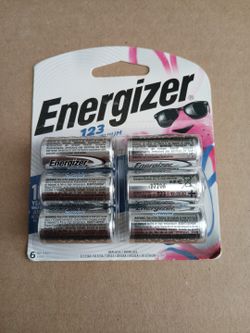 Energizer 123 Lithium Batteries 