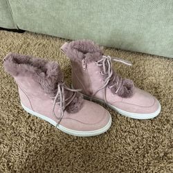 Stevies Girl Pink Boots Size 4