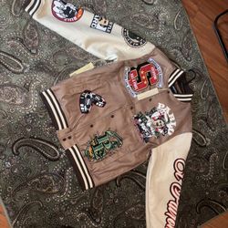 Pablo Escobar Usa Wool Varsity Jacket