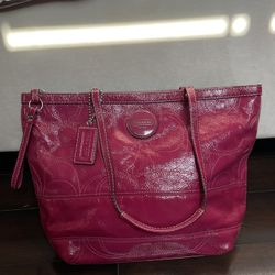 Pink Coach Bag Vintage 