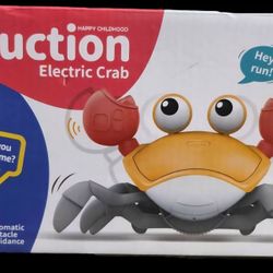 Crawling Crab Baby Toy, Interactive Infant Tummy Time Crab with Music, Toddler Walking Dancing Crab,