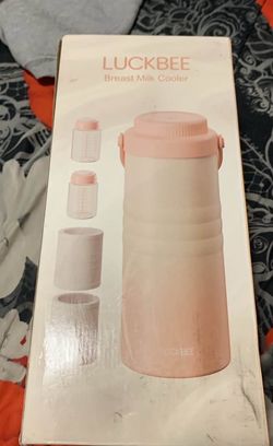 LUCKBEE Pink Breast Milk Cooler Portable MC001