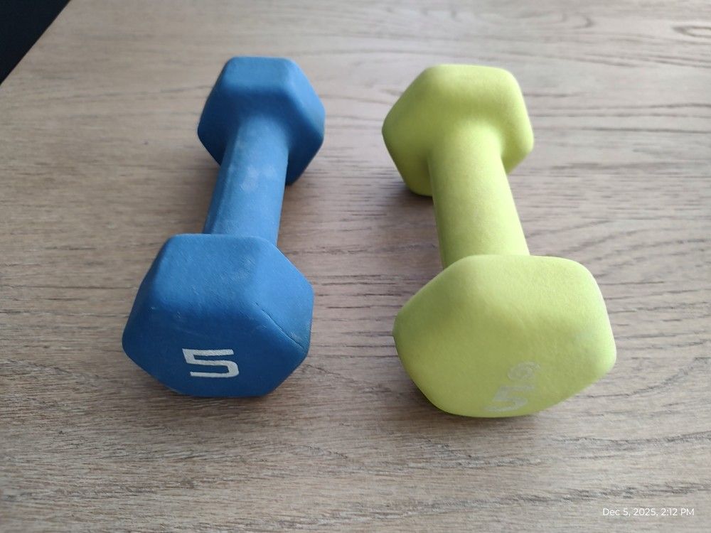 5 lb Hand Weights - 2