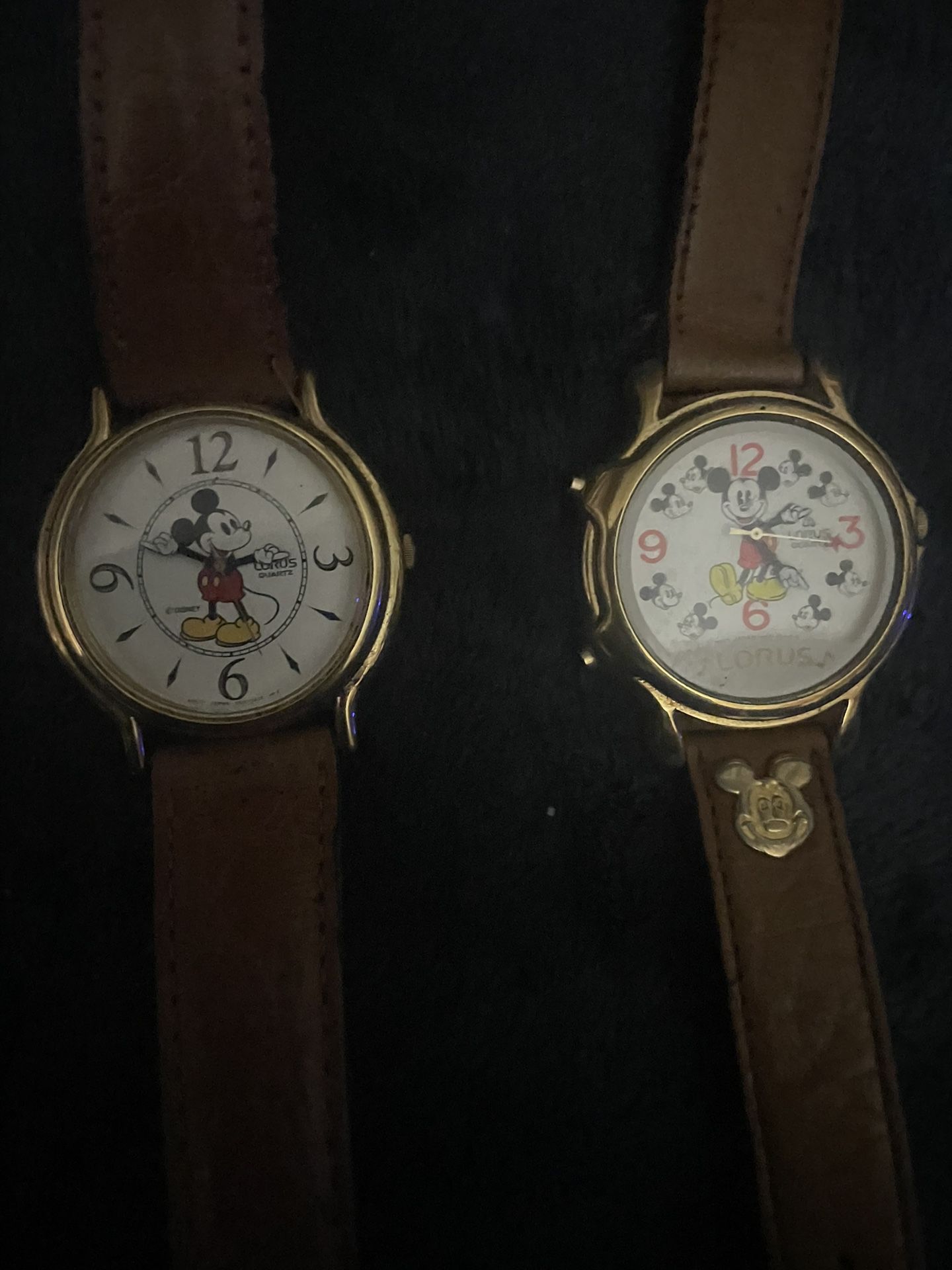 Set of Vintage Lorus Mickey Mouse Watches