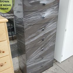 Brand New Tall Grey 7 Drawer Dresser Chest Available In Other Colors 